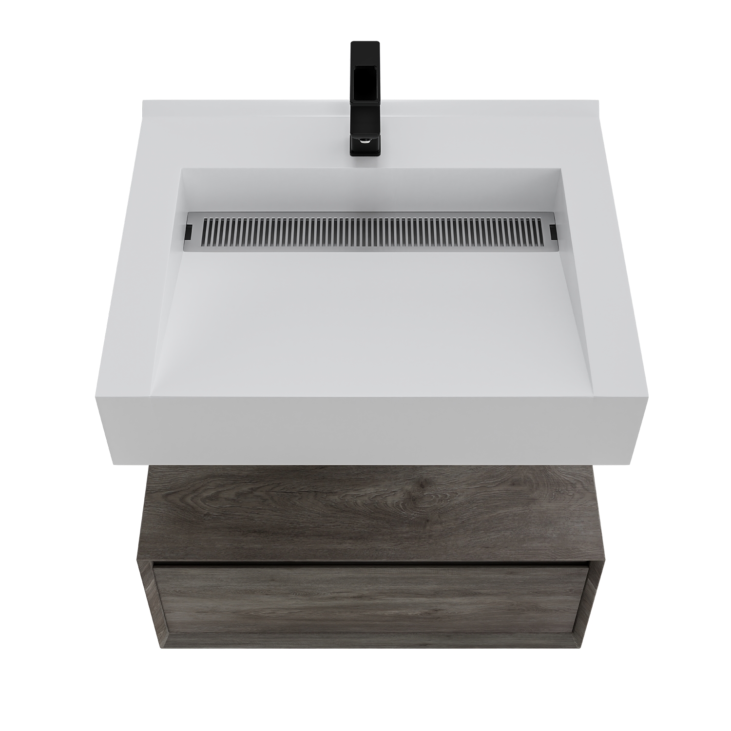 Alysa 24" Floating Bathroom Vanity Set with FLX16 Acrylic Sink