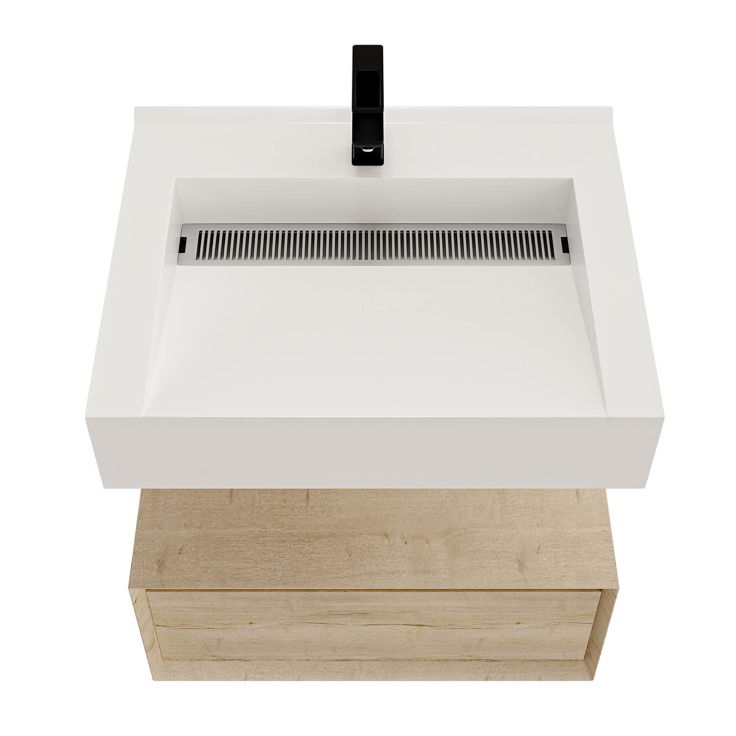 Alysa 24" Floating Bathroom Vanity Set with FLX16 Acrylic Sink
