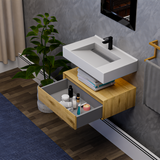 Alysa 30" Floating Bathroom Vanity Set with FLX16 Acrylic Sink