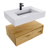 Alysa 30" Floating Bathroom Vanity Set with FLX16 Acrylic Sink