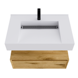 Alysa 30" Floating Bathroom Vanity Set with FLX16 Acrylic Sink