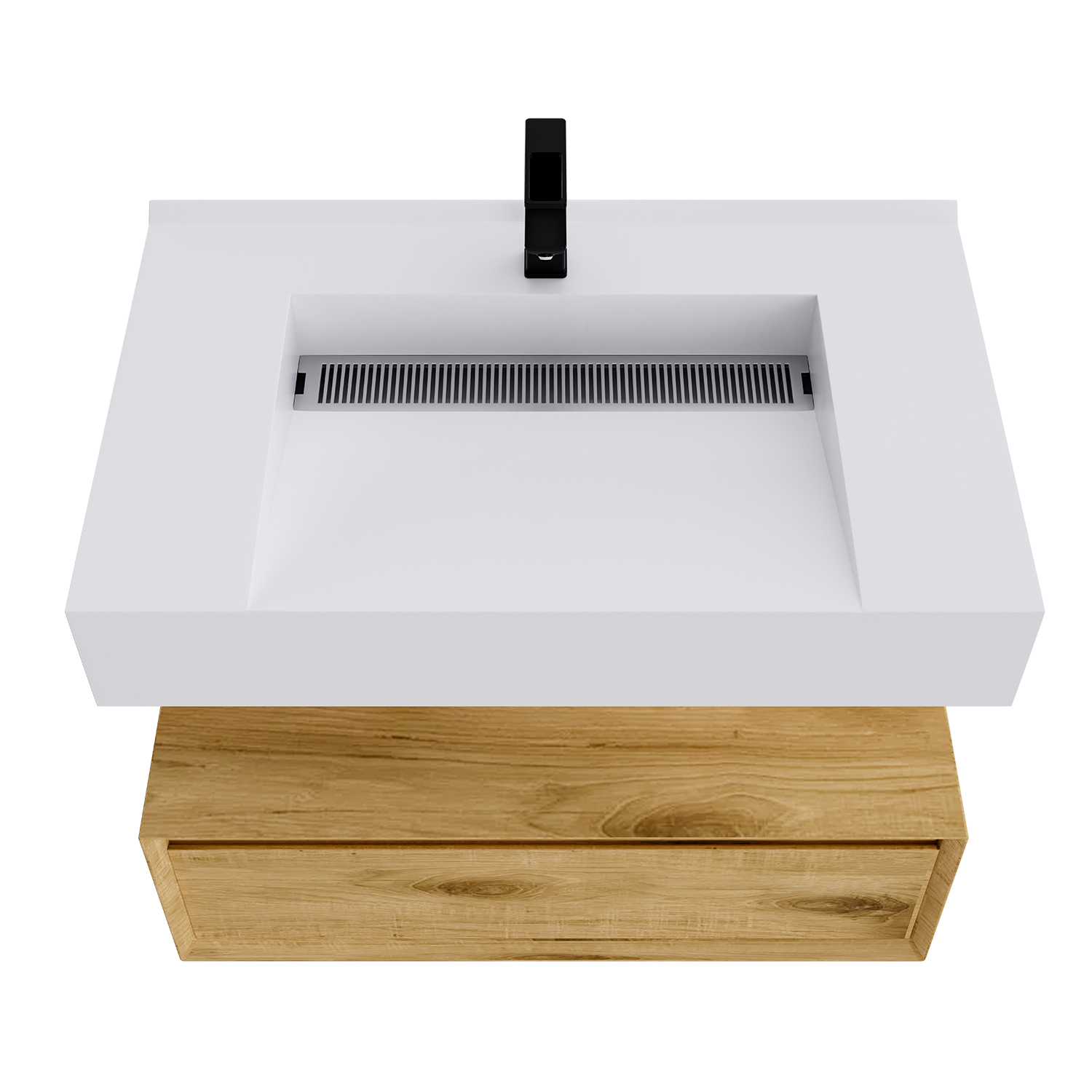 Alysa 30" Floating Bathroom Vanity Set with FLX16 Acrylic Sink