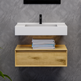 Alysa 30" Floating Bathroom Vanity Set with FLX16 Acrylic Sink