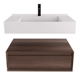 Alysa 30" Floating Bathroom Vanity Set with FLX16 Acrylic Sink