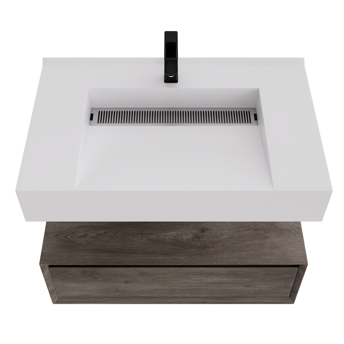 Alysa 30" Floating Bathroom Vanity Set with FLX16 Acrylic Sink