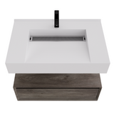 Alysa 30" Floating Bathroom Vanity Set with FLX16 Acrylic Sink