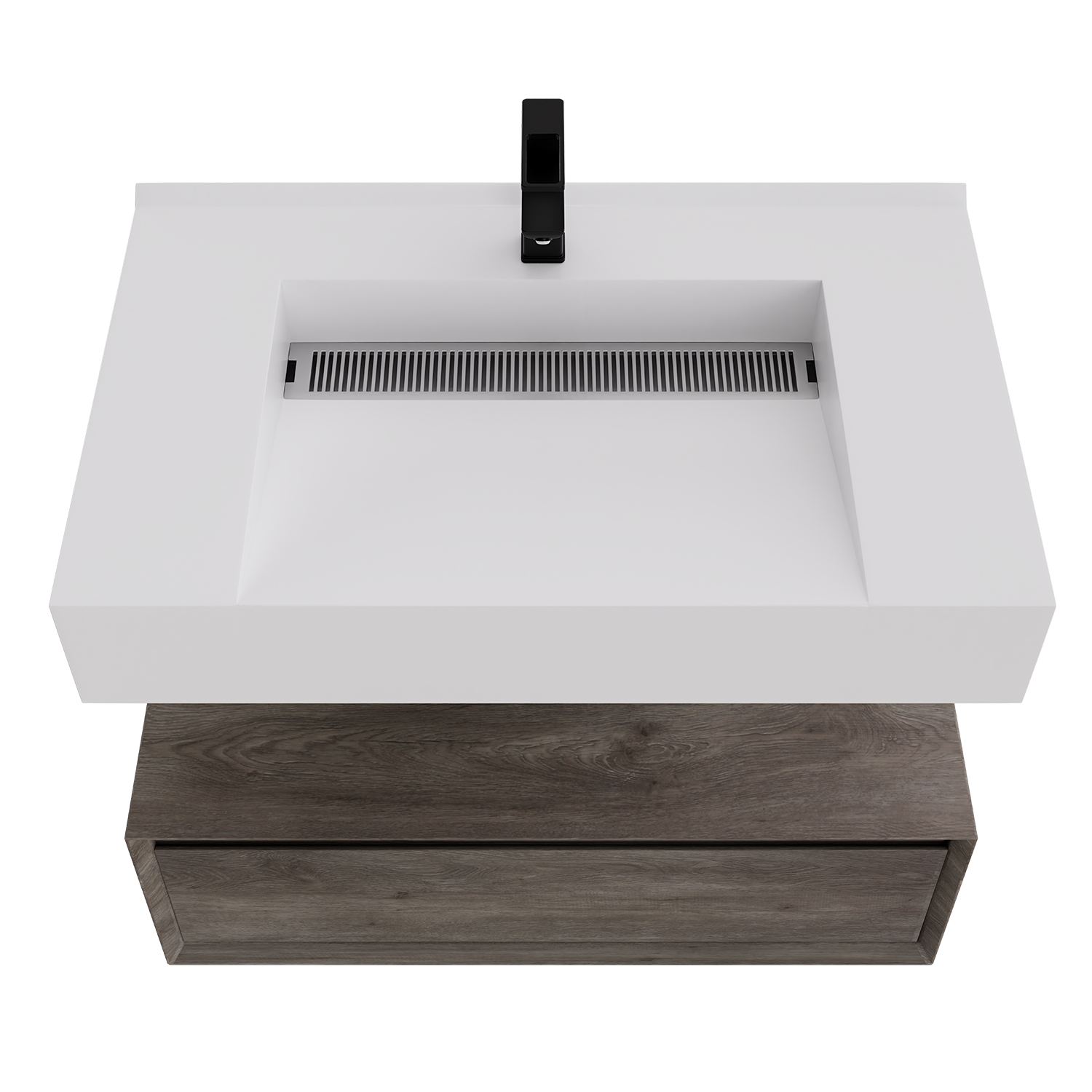 Alysa 30" Floating Bathroom Vanity Set with FLX16 Acrylic Sink