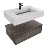 Alysa 30" Floating Bathroom Vanity Set with FLX16 Acrylic Sink
