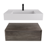 Alysa 30" Floating Bathroom Vanity Set with FLX16 Acrylic Sink