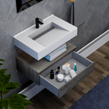 Alysa 30" Floating Bathroom Vanity Set with FLX16 Acrylic Sink