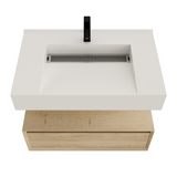 Alysa 30" Floating Bathroom Vanity Set with FLX16 Acrylic Sink