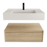 Alysa 30" Floating Bathroom Vanity Set with FLX16 Acrylic Sink