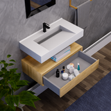Alysa 36" Floating Bathroom Vanity Set with FLX16 Acrylic Sink