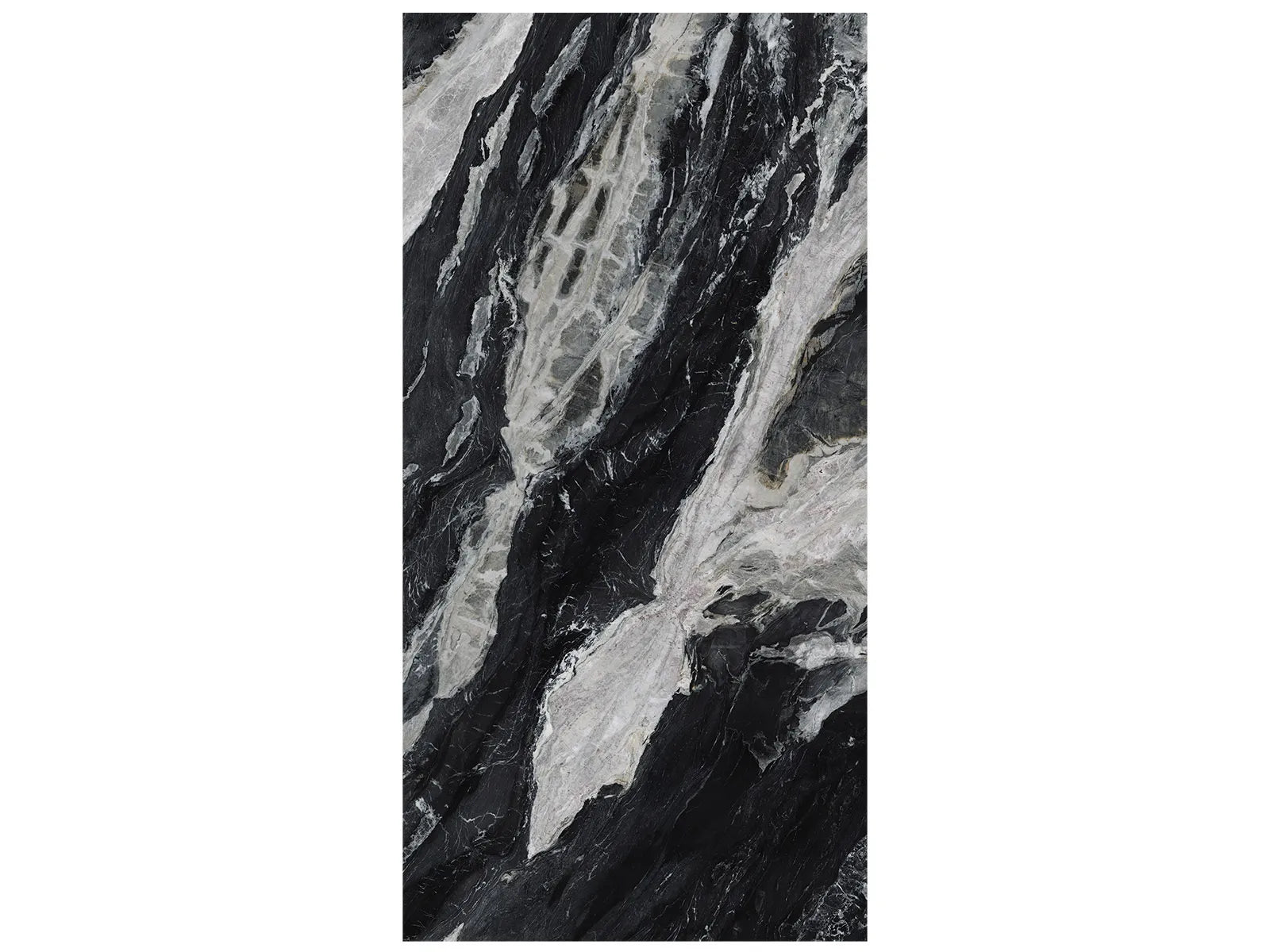 63 x 126 in Bianco Dior Block 38 Bookmatch Cut Honed Rectified Sintered Slab 6 mm