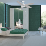 GREENWOOD 48 In 5 Blade Smart Ceiling Fan With Integrated LED Lights With Pull Chain