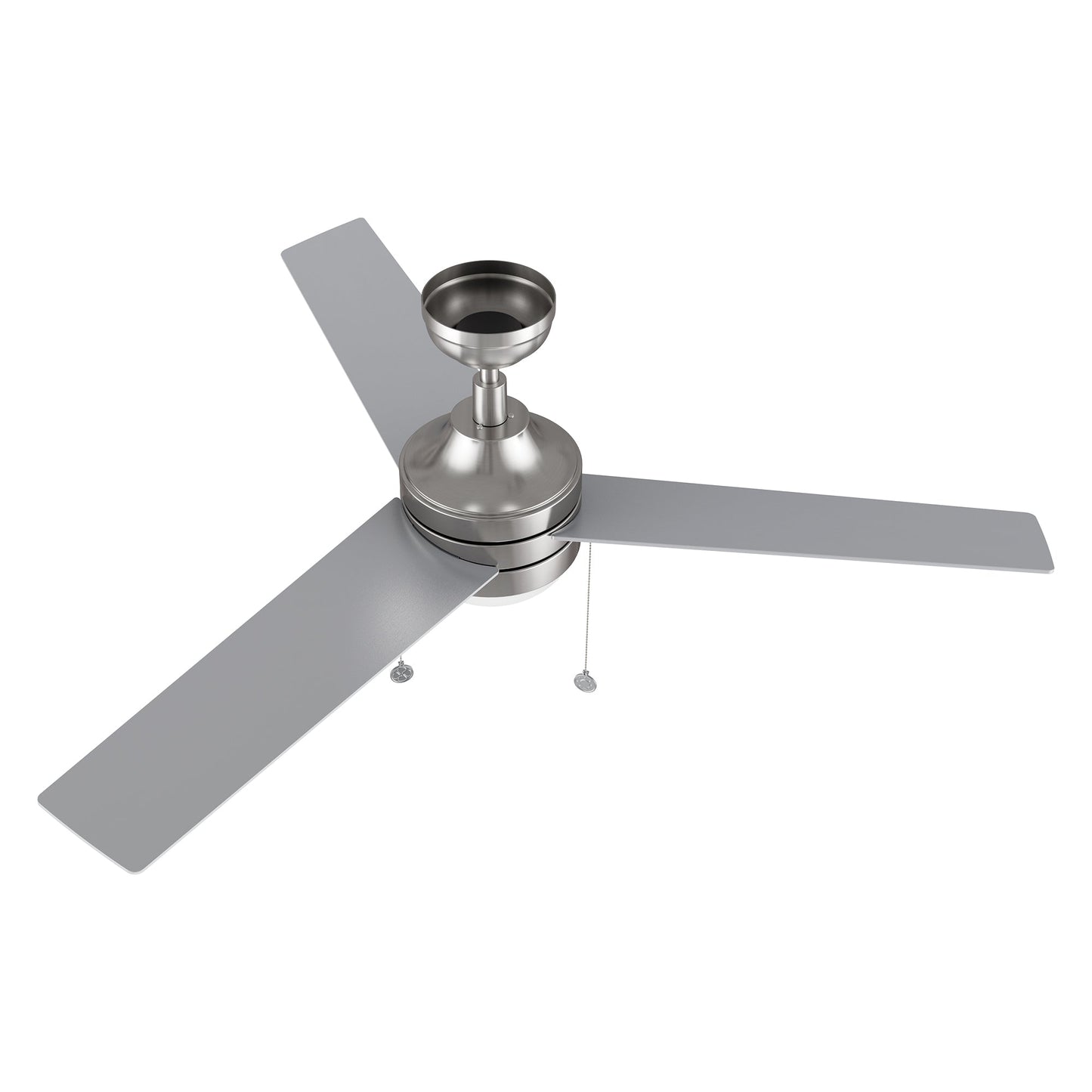 MALTA 52 In 3 Blade Smart Ceiling Fan With Integrated LED Lights With Pull Chain