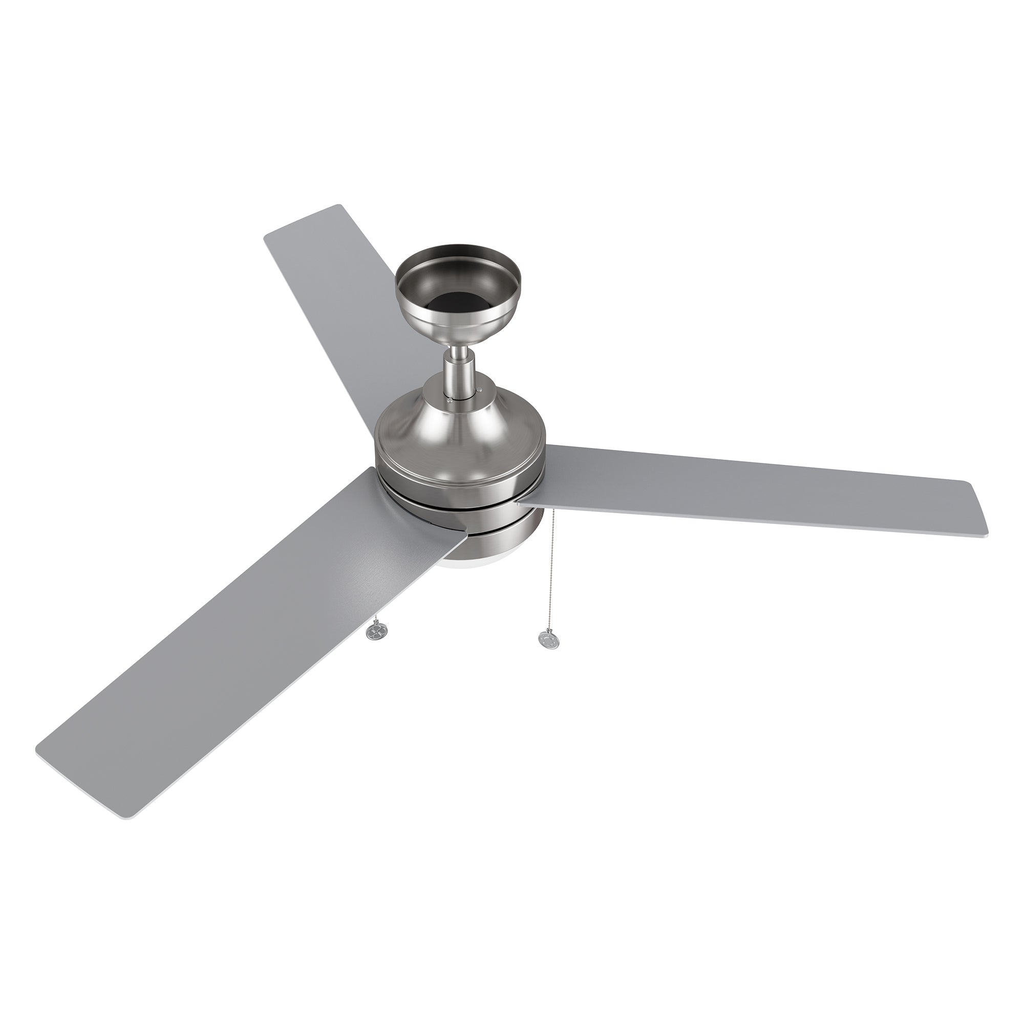 MALTA 52 In 3 Blade Smart Ceiling Fan With Integrated LED Lights With Pull Chain
