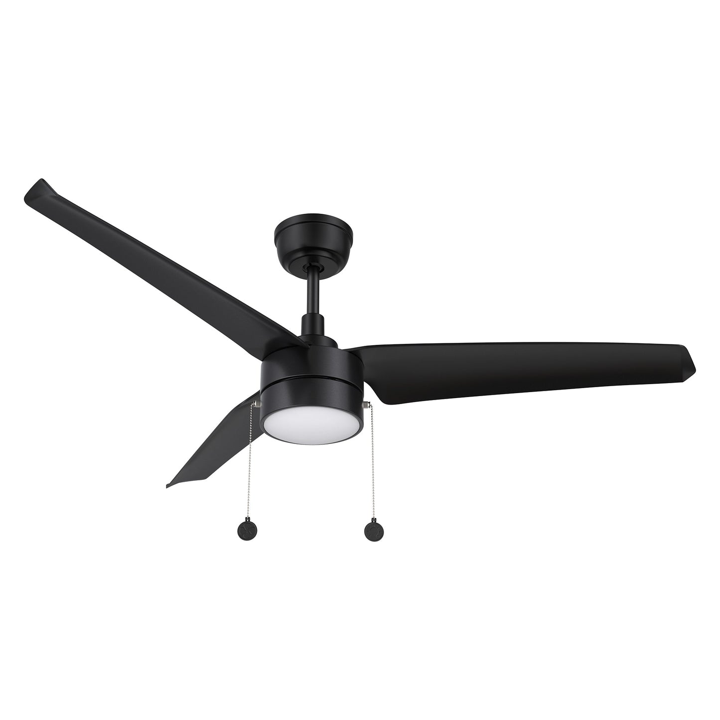 REXTON 52 In 3 Blade Smart Ceiling Fan With Integrated LED Lights With Pull Chain