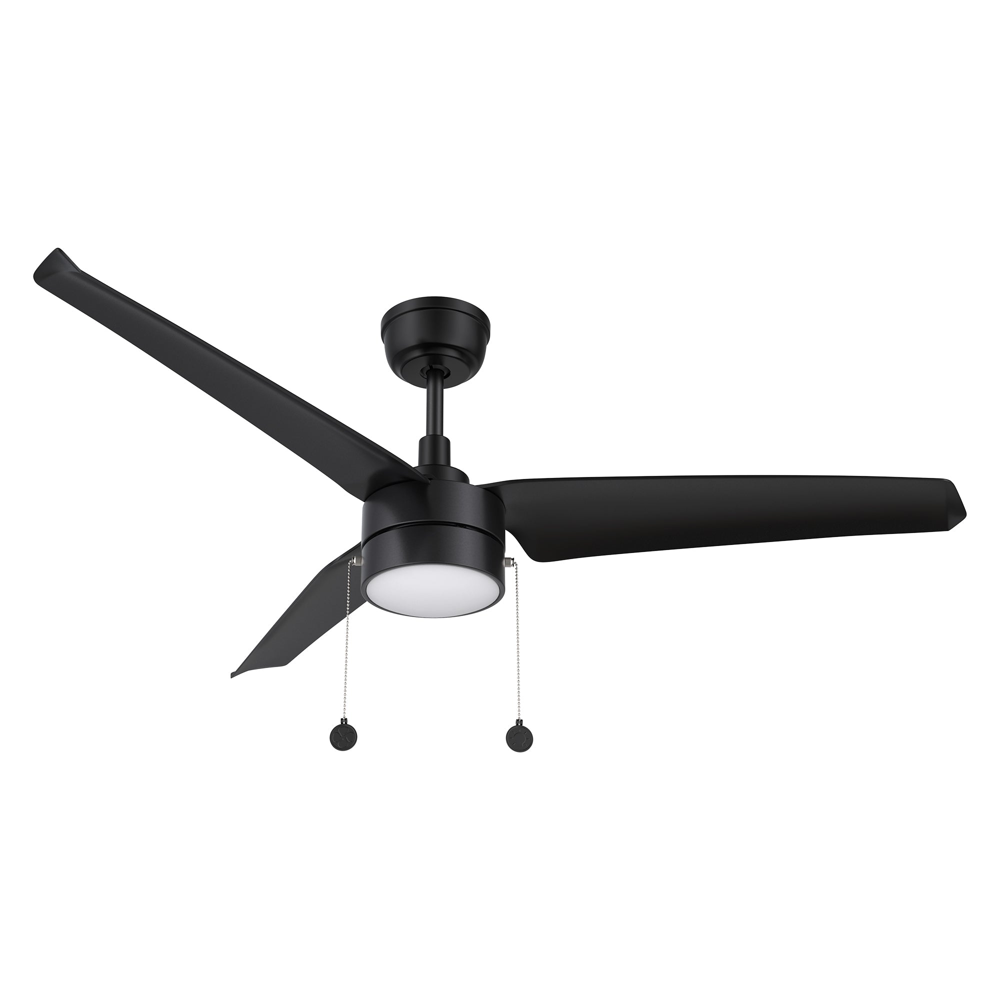 REXTON 52 In 3 Blade Smart Ceiling Fan With Integrated LED Lights With Pull Chain