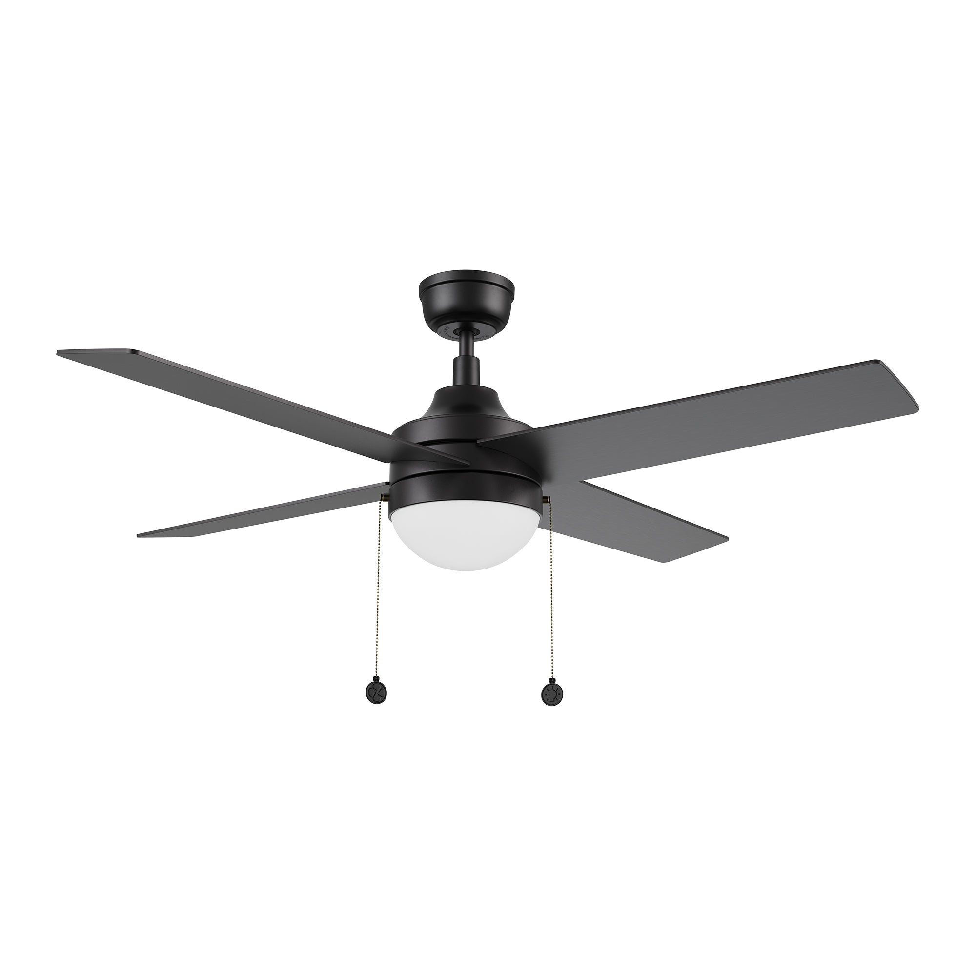 MALTA 52 In 4 Blade Smart Ceiling Fan With Integrated LED Lights With Pull Chain