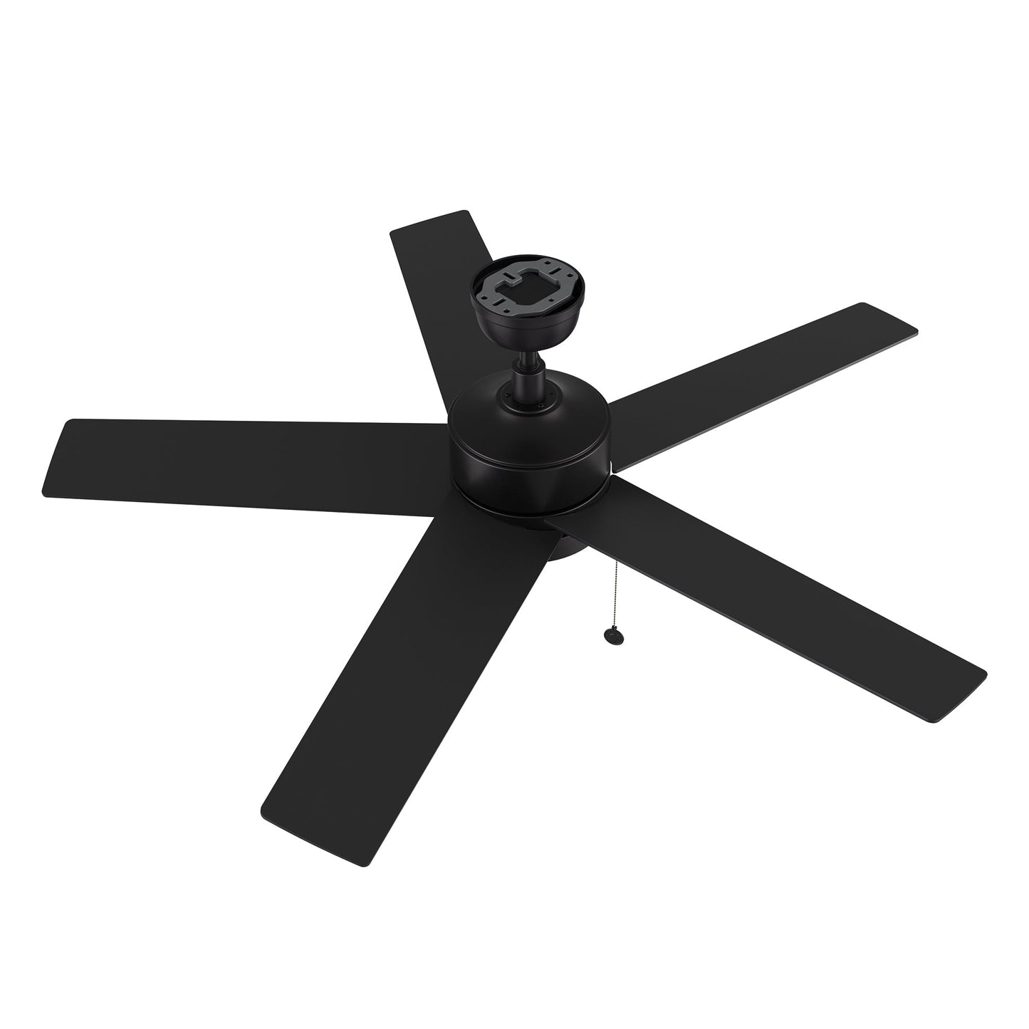 ASCOTT 52 In 5 Blade Smart Ceiling Fan With Integrated LED Lights With Pull Chain