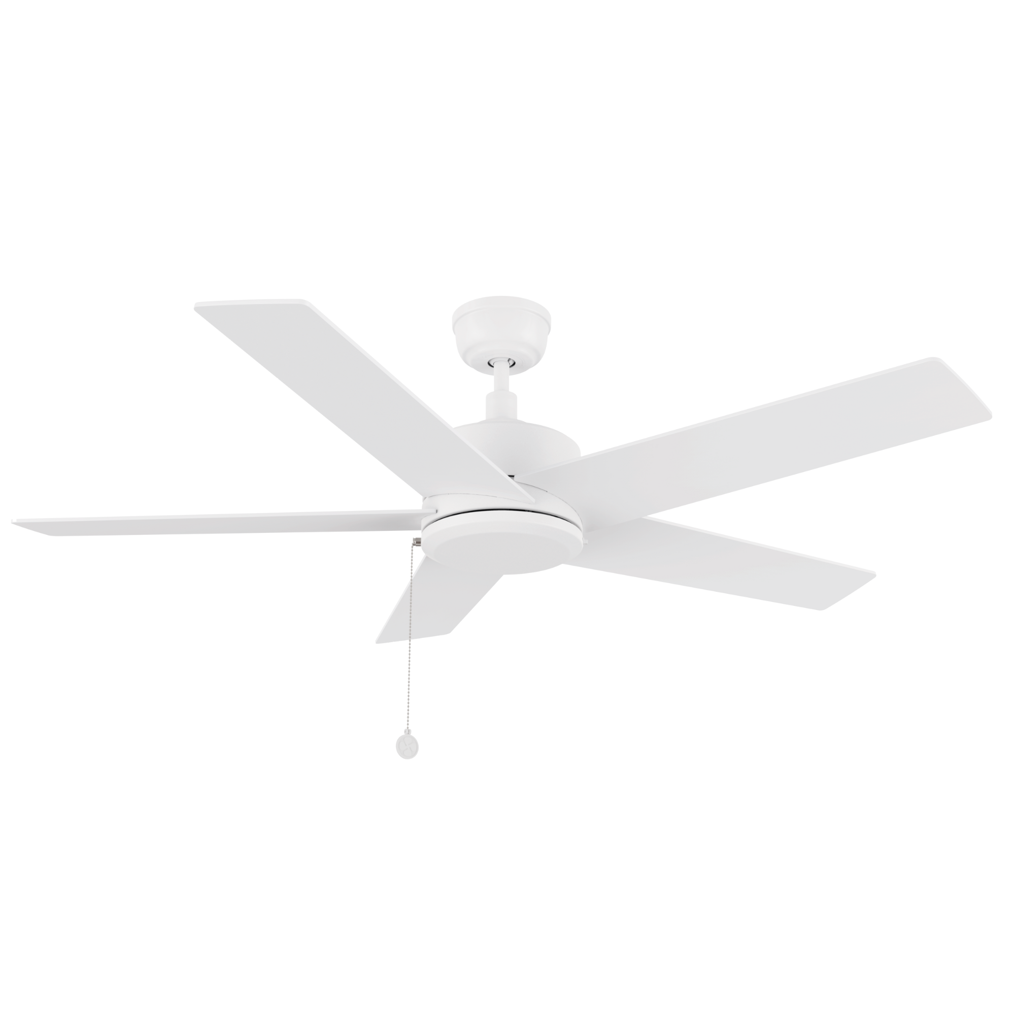 ASCOTT 52 In 5 Blade Smart Ceiling Fan Without  LED  Lights With Pull Chain