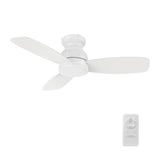 STANLEY 44 In 3 Blade Smart Ceiling Fan Without  LED  Lights With Remote