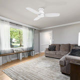 STANLEY 48 In 3 Blade Smart Ceiling Fan Without  LED  Lights With Remote
