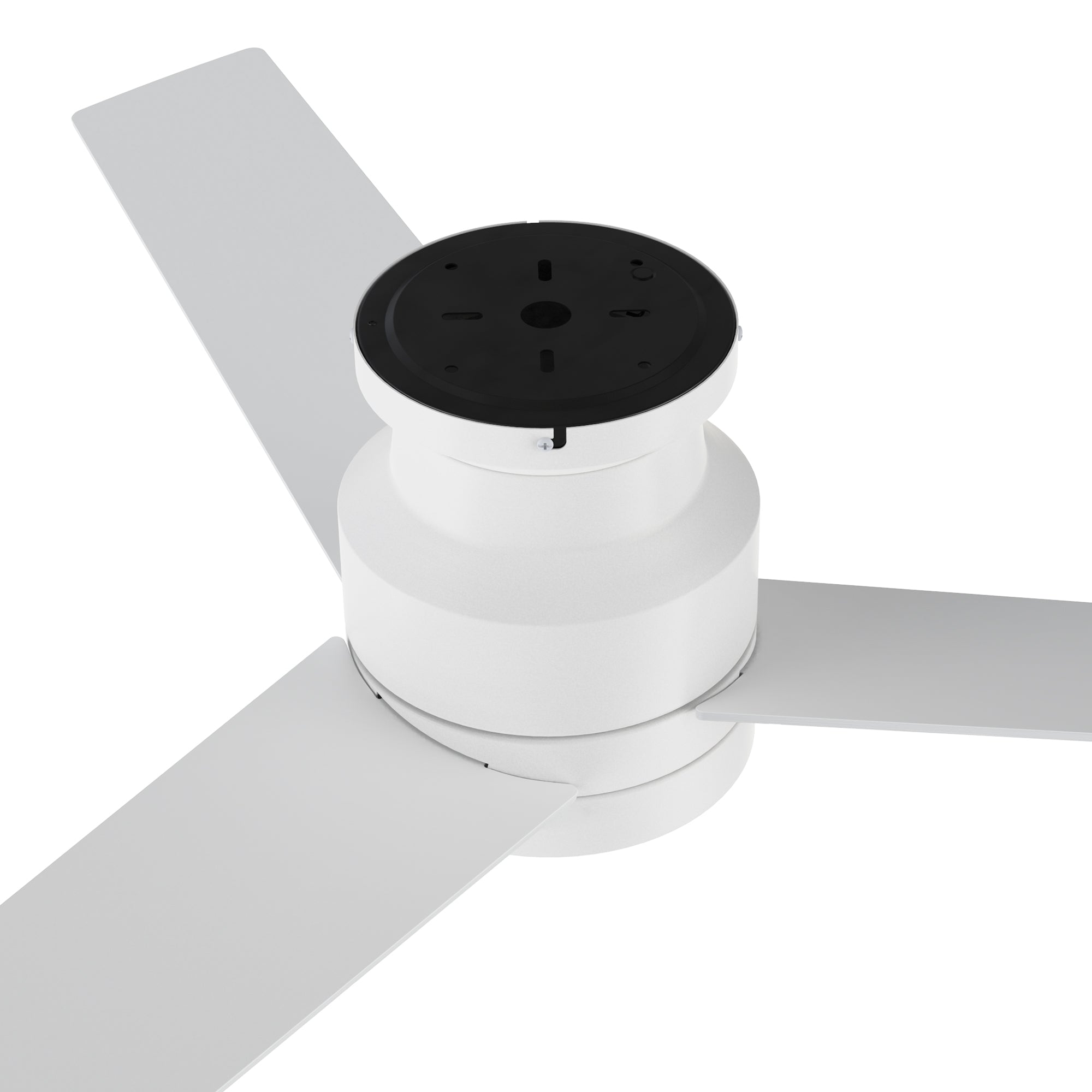 SANTANA 52 inch 3-Blade Flush Mount Ceiling Fan with LED light & Remote