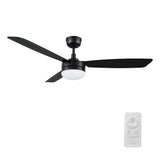 VARA 52 In 3 Blade Smart Ceiling Fan With Integrated LED Lights With Remote