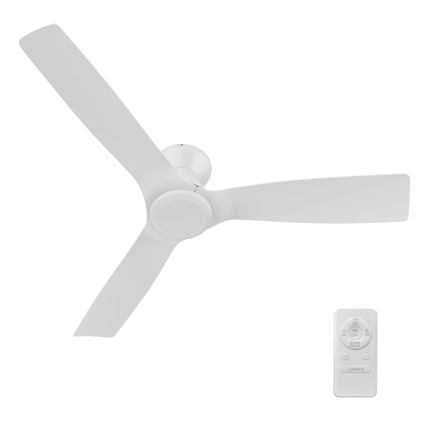 DALBY 52 In 3 Blade Smart Ceiling Fan Without  LED  Lights With Remote Control