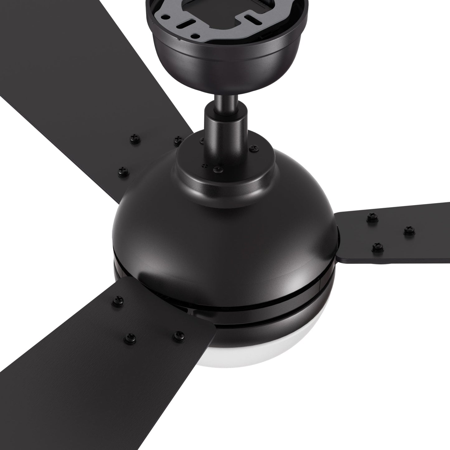 ZEPHYR 52 In 3 Blade Smart Ceiling Fan With Integrated LED Lights With Remote Control