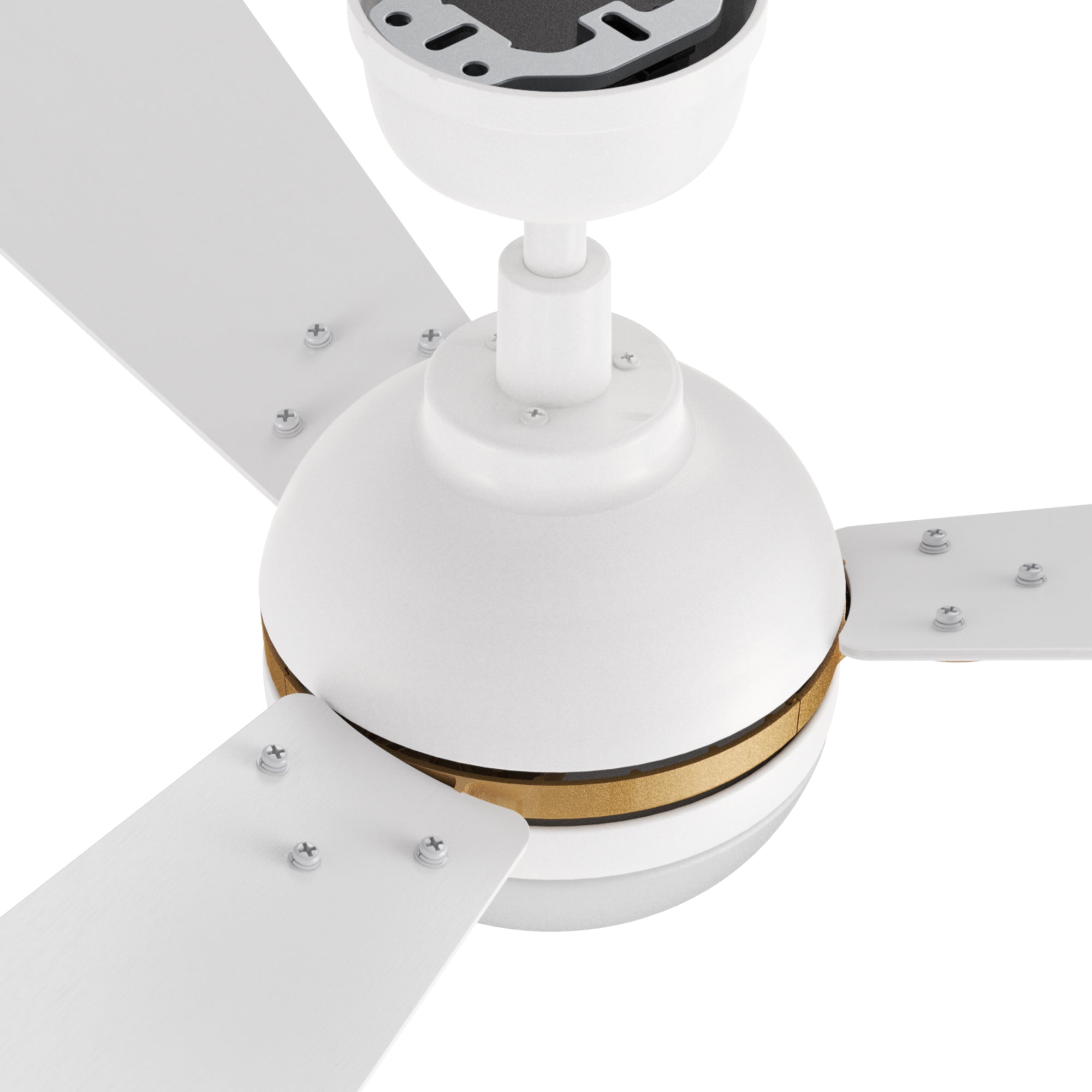 ZEPHYR 52 In 3 Blade Smart Ceiling Fan With Integrated LED Lights With Remote Control
