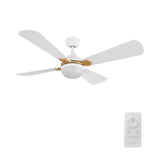 ZEPHYR 52 In 4 Blade Smart Ceiling Fan With Integrated LED Lights With Remote Control