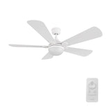 ZEPHYR 52 In 5 Blade Smart Ceiling Fan With Integrated LED Lights With Remote Control