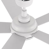 TRYTON 52 In 5 Blade Smart Ceiling Fan With Integrated LED Lights With Google Home