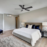TRYTON 52 In 5 Blade Smart Ceiling Fan With Integrated LED Lights With Google Home