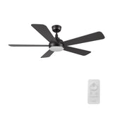 TRYTON 52 In 5 Blade Smart Ceiling Fan With Integrated LED Lights With Google Home