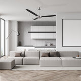 OBERON 56 In 3 Blade Smart Ceiling Fan Without  LED  Lights With Remote