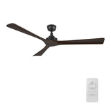 ATHENA 60 In 3 Blade Smart Ceiling Fan Without  LED  Lights With Remote Control