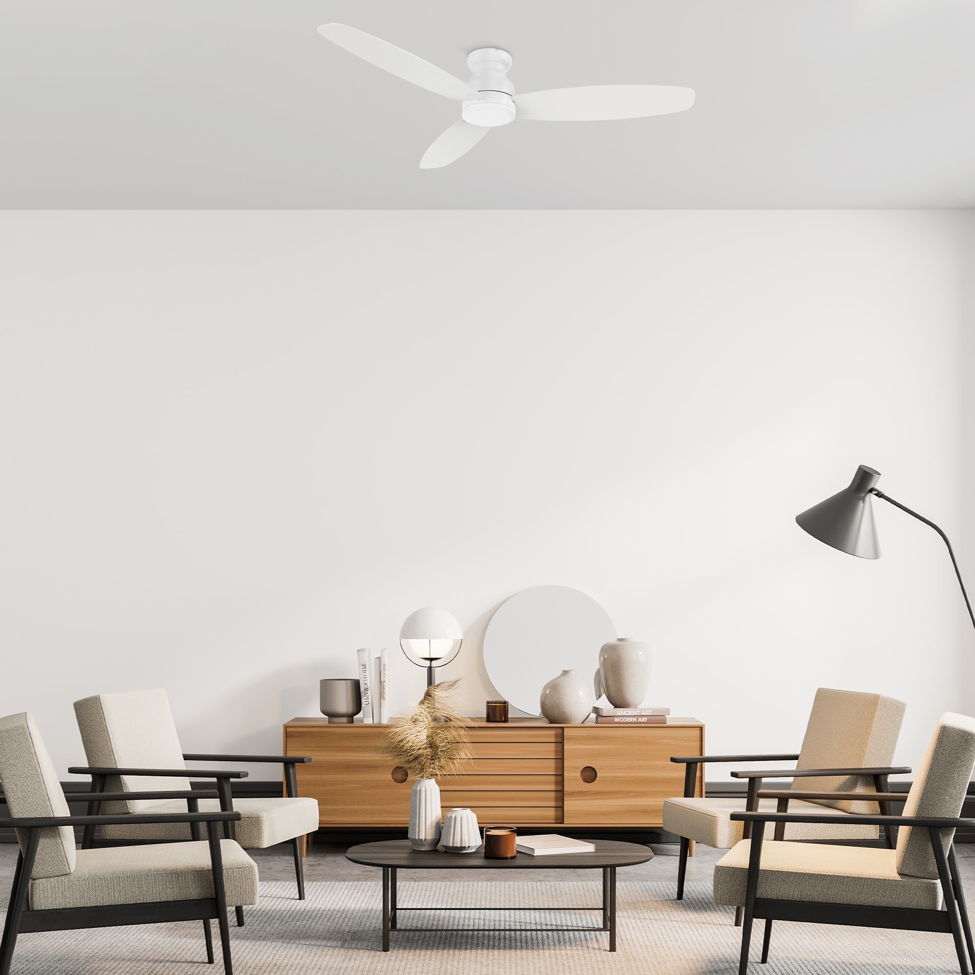 STANLEY 60 In 3 Blade Smart Ceiling Fan Without  LED  Lights With Remote