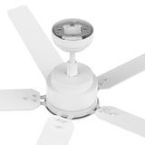 DUNKIRK 60 In 5 Blade Smart Ceiling Fan Without  LED  Lights With Remote Control