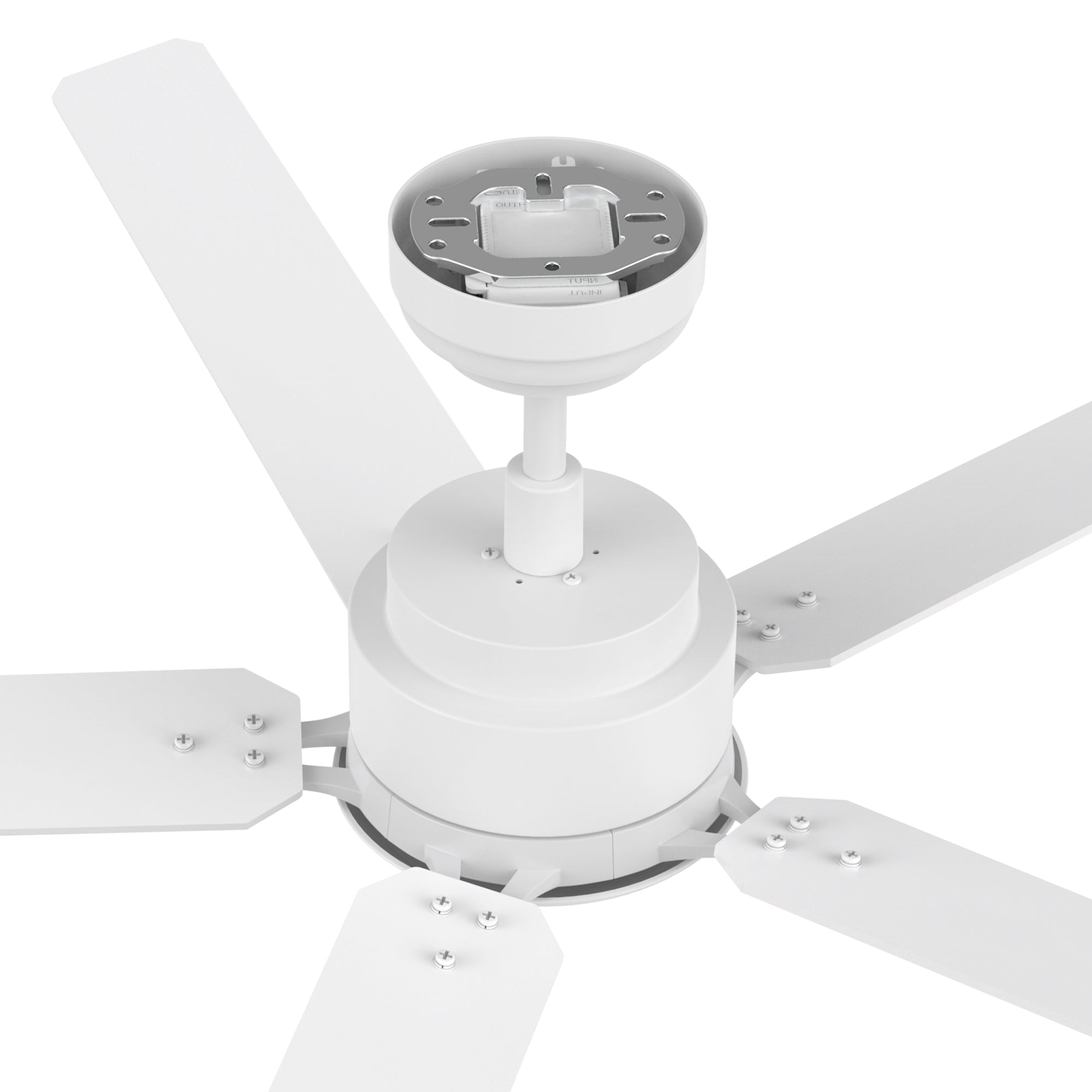 DUNKIRK 60 In 5 Blade Smart Ceiling Fan Without  LED  Lights With Remote Control