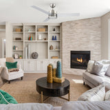 SANTANA 52 In 3 Blade Smart Ceiling Fan With Integrated LED Lights With Wall Control