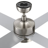 SANTANA 52 In 4 Blade Smart Ceiling Fan With Integrated LED Lights With Wall Control