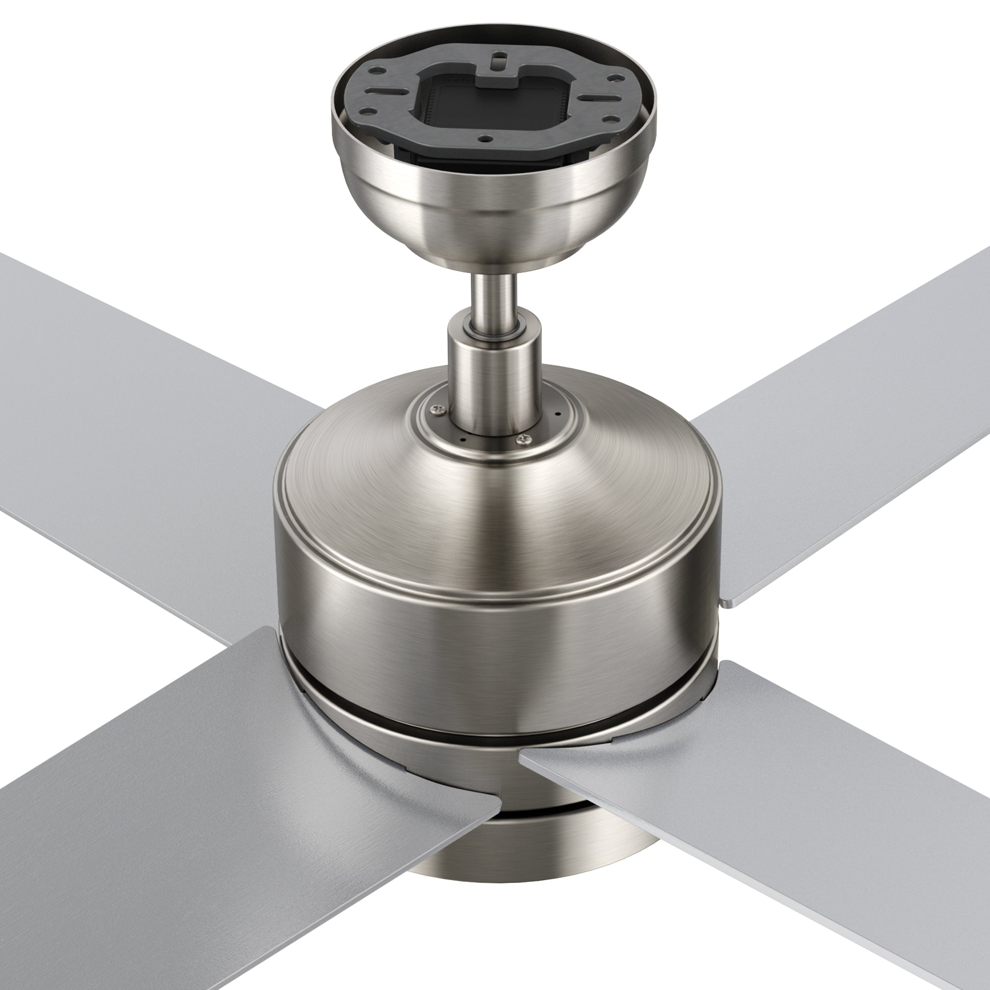 SANTANA 52 In 4 Blade Smart Ceiling Fan With Integrated LED Lights With Wall Control