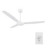 OBERON 56 In 3 Blade Smart Ceiling Fan Without  LED  Lights With Wall Control