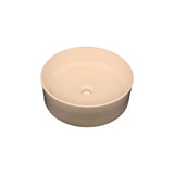 Vanity Fantasies Rim Porcelain Round Shaped Vessel Sink