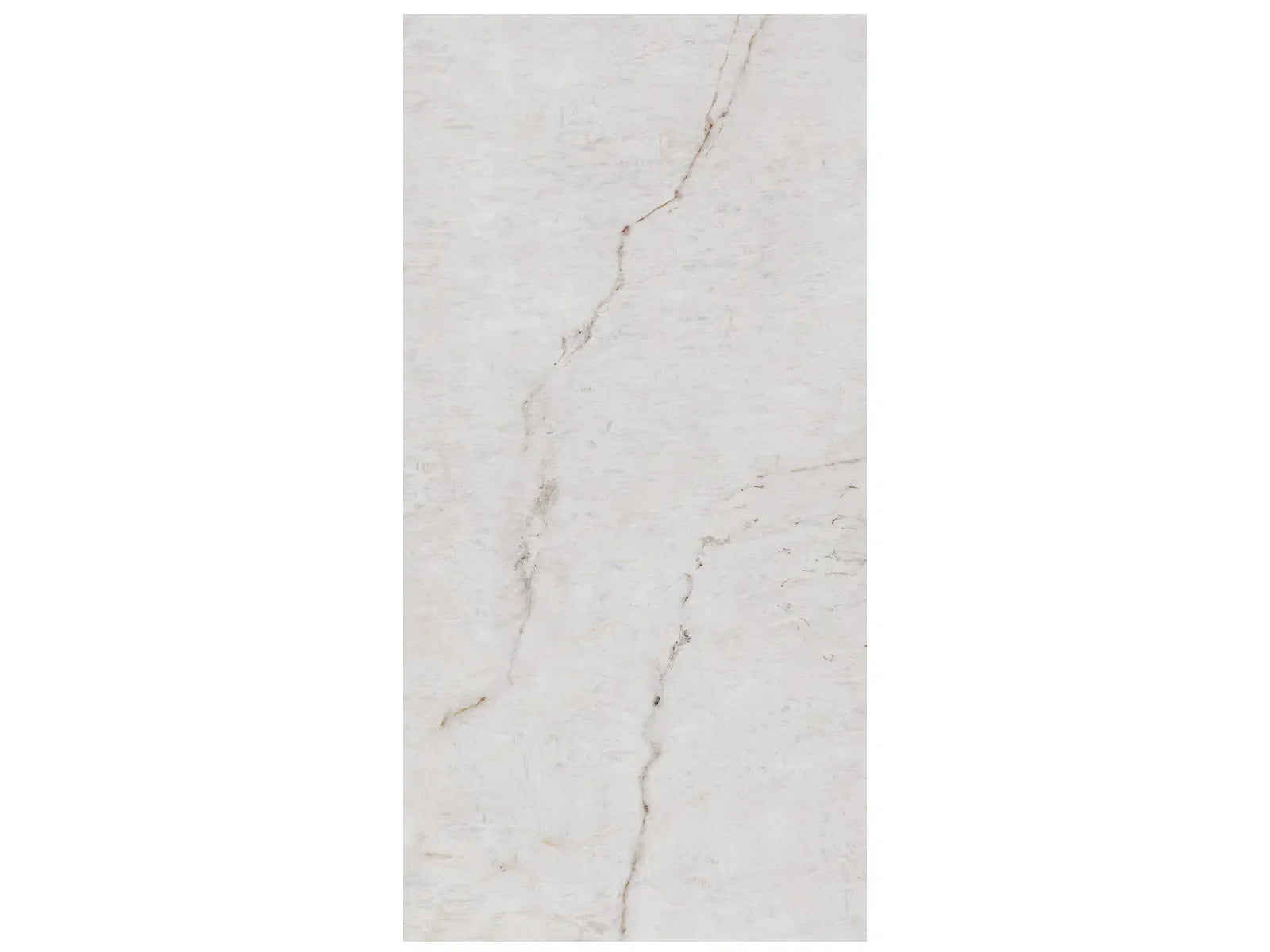 63 x 126 in Cristallo Block 13 Bookmatch Cut Honed Rectified Sintered Slab 6 mm