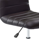Modway Ripple Armless Mid Back Vinyl Swivel Computer Desk Office Chair - Computer Chair